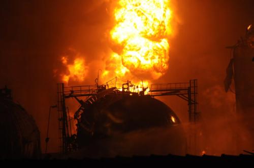 四川省乐山市夹江县焉城镇一辆3路公交车发生爆炸