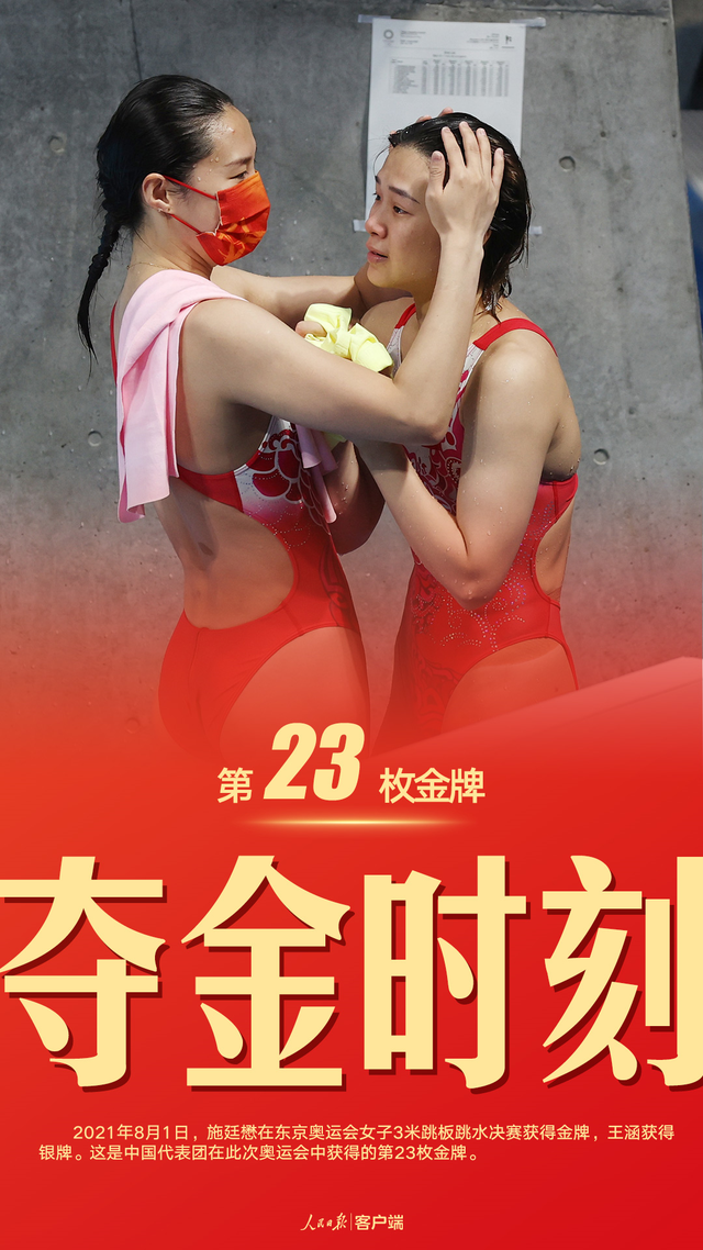 第23金!施廷懋王涵包揽女子3米板冠亚军