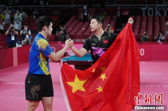 中国再稳添一金!马龙赢得国乒“内战”夺冠