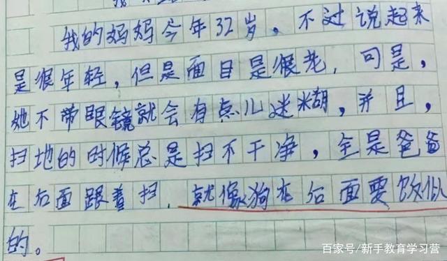 小学生作文《小姨》走红,人物描写太真实,小姨:嫁不出去都赖你