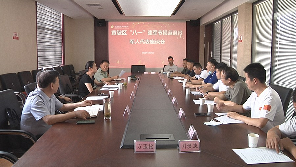 我区召开2021年八一建军节座谈会