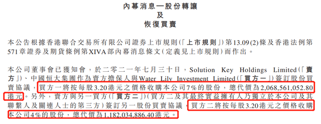 恒大卖出两块重要资产,债务危机看来能够解决了?