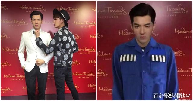 传吴亦凡艺人蜡像被换上囚服,全网平台下架,5100万粉丝全尽失