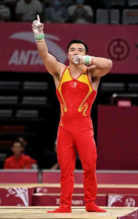 奥运会竞技体操男子吊环刘洋冲金