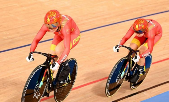 中国军团第28金!钟天使/鲍珊菊夺得场地自行车女子团体冠军