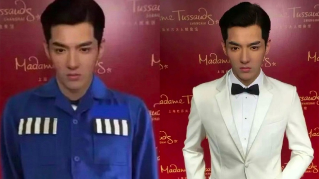 吴亦凡蜡像穿囚服?假的!