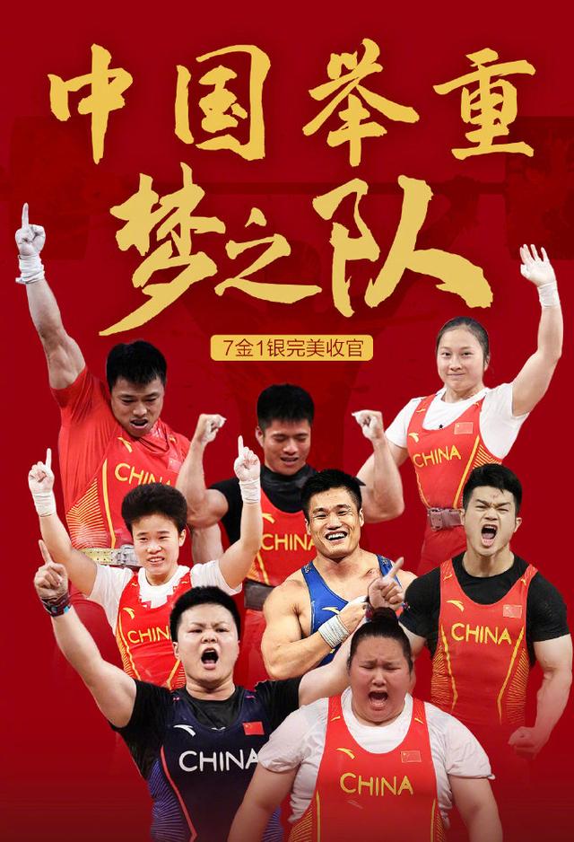 中国力量,碾压一切,举重团队,无敌之师