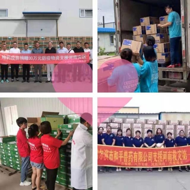 捐价值百万物资!黑龙江兽药生产企业助力河南灾后防疫
