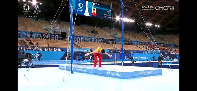 第26金!中国体操拿下第一冠,“吊环王”刘洋拿下15.500分的成绩