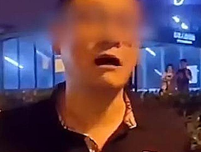 山东青岛:交警在深夜查酒驾的时候,遇到一名男子,拒不配合工作