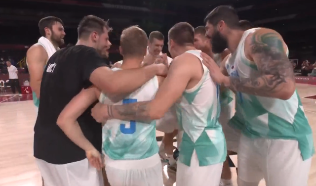 男篮-斯洛文尼亚24分血洗德国 东契奇20分11助率队进四强