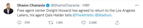 霍华德第三次加盟湖人,能否再一次成为重要拼图?