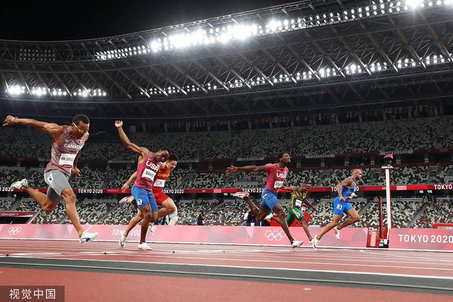 奥运百米飞人大战雅各布斯封王 苏炳添9秒98第6创历史