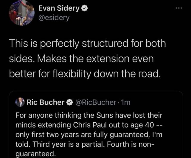 良心合同!保罗4年1.2亿细节曝光,仅两年有保障,第四年无保障