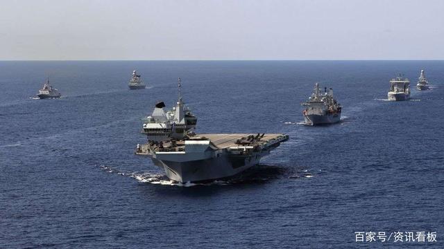 距离580海里!英航母舰队闯南海,进入山东舰航母战斗群打击范围