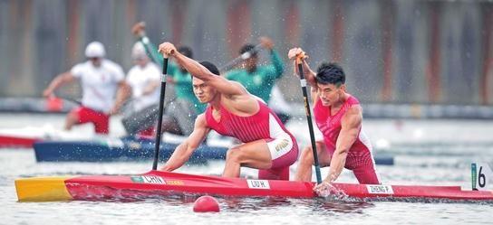 祝贺!云南选手刘浩与队友勇夺奥运双人划艇银牌!