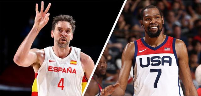 一代人的青春对决!奥运男篮8进4预测:西班牙vs美国