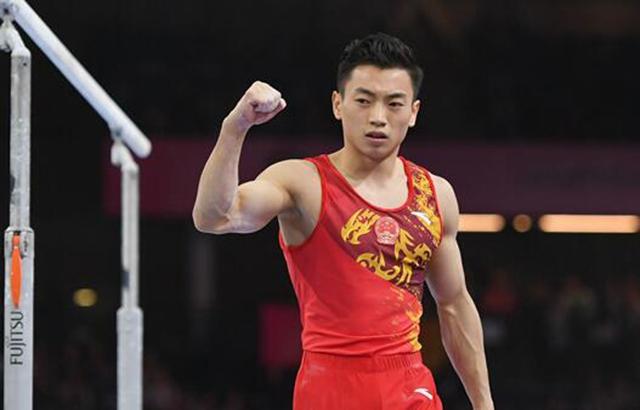 邹敬园双杠夺冠!体操队第3金,中国队第31金!