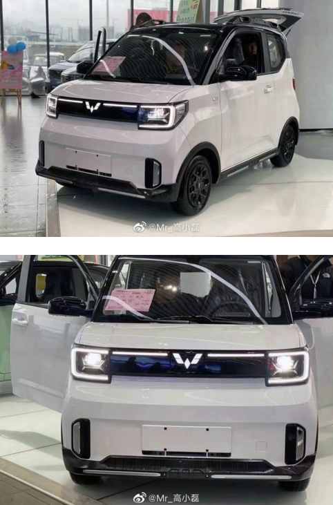 新款五菱宏光 MINI EV 实车曝光：增加 GB 标志、轴距加长 70 毫米，续航增至 300 公里（付图）