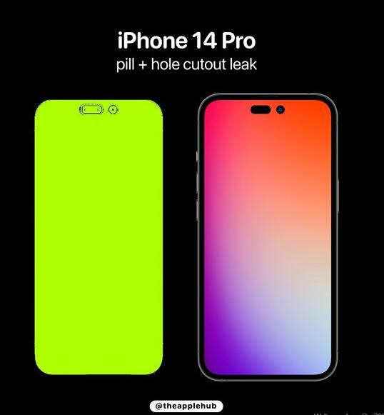  曝iPhone 14 Pro正面横置感叹号设计 标准版刘海屏