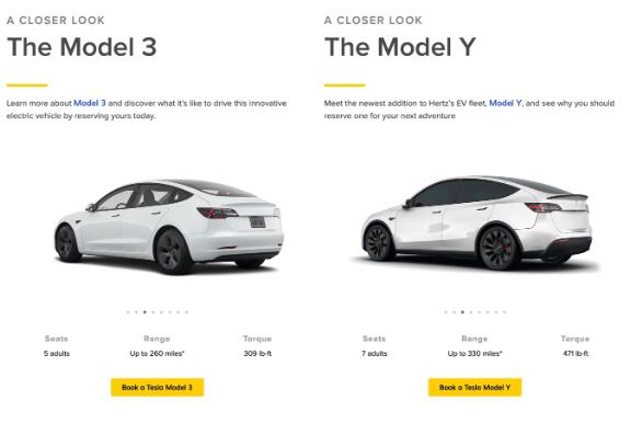 租车巨头赫兹将特斯拉 Model Y 加入电动车队 此前宣布购10 万辆Model 3