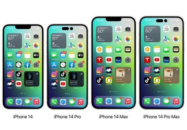 iPhone 14全家福首曝光：屏幕造型这样改动