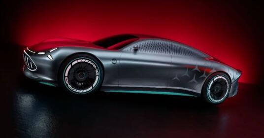 梅赛德斯-AMG 高性能纯电四门跑车 Vision AMG 概念车全球首发